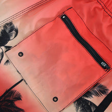 Load image into Gallery viewer, N90-T64089 (Red scenery, cargo pockets), Men Microfiber Swimtrunk (4-way stretch)