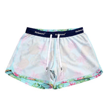 Load image into Gallery viewer, N91-CW9584 (Green with yellow pineapple), Ladies 4-way stretch comfort waist shorts