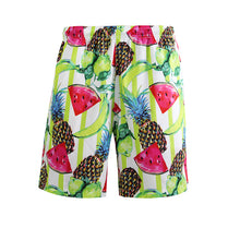 Load image into Gallery viewer, N90-AR2390/N90-TR2390 (Fruit-Lemon Green), Men (92% polyester + 8% spandex) Aloha Shirt/Shorts/Set