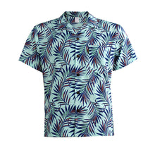 Load image into Gallery viewer, N90-AR23518/N90-TR23518 (Light Green Leaf), Men (92% polyester + 8% spandex) Aloha Shirt/Shorts/Set