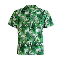 Load image into Gallery viewer, N90-AR23955/N90-TR23955 (Green Leaf), Men (92% polyester + 8% spandex) Aloha Shirt/Shorts/Set