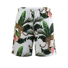 Load image into Gallery viewer, N90-AR23954/N90-TR23954 (Leopard-Brown), Men (92% polyester + 8% spandex) Aloha Shirt/Shorts/Set