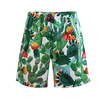 Load image into Gallery viewer, N90-AR23548/N90-TR23548 (Cactus-Green), Men (92% polyester + 8% spandex)  Aloha Shirt/Shorts/Set