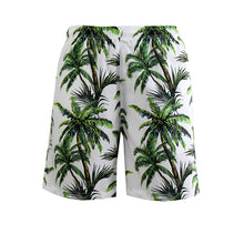 Load image into Gallery viewer, N90-AR23957/N90-TR23957 (White With Green Tree), Men (92% polyester + 8% spandex) Aloha Shirt/Shorts/Set