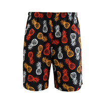 Load image into Gallery viewer, N90-AR23098/N90-TR23098 (Black/Red/White Pineapple), Men (92% polyester + 8% spandex) Aloha Shirt/Shorts/Set