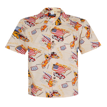 Load image into Gallery viewer, C90-A1794 (Beige route 66), Men 100% Cotton Aloha Shirt