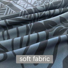 Load image into Gallery viewer, N90-P2406B (Tribal Black), Men Microfiber Breathable Knitted Aloha Polo Shirt