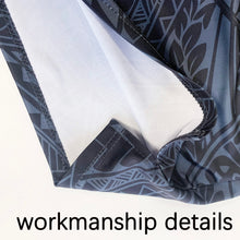 Load image into Gallery viewer, N90-P2406B (Tribal Black), Men Microfiber Breathable Knitted Aloha Polo Shirt