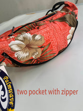 Load image into Gallery viewer, Hawaiian Printed Half Moon Bag (polyester)