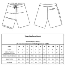 Load image into Gallery viewer, N90-B9048 (Hieroglyphics divid -crimson/onyx), Men Microfiber Boardshort - (4-way stretch) - one pocket - Size 34‘ outseam is 22 inch.