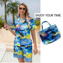 Load image into Gallery viewer, Hawaiian Printed Foldable Tote Bag (polyester)