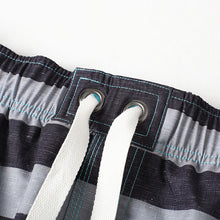 Load image into Gallery viewer, N90-T6057 (Green verdant stripe, cargo pockets), Men Microfiber Swimtrunk (4-way stretch)