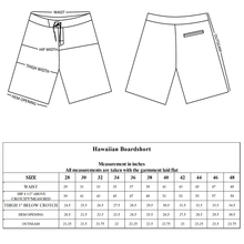 Load image into Gallery viewer, N90-B8528 (Bird of paradise divide-cerulean), Men Microfiber Boardshort (4-way stretch) - one pocket