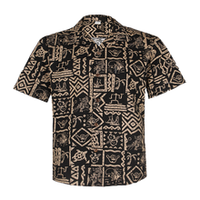 Load image into Gallery viewer, C90-A510B (Black Hawaiian), Men 100% Cotton Aloha Shirt