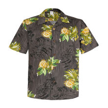 Load image into Gallery viewer, C90-A865 (Lemon leaf), Men 100% Cotton Aloha Shirt