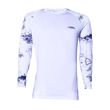 Load image into Gallery viewer, N90-RG290S (White map+white), Men UPF 50+ Sun Protection Outdoor Lightweight Long Sleeve Rash Guard Outdoor Surfing Shirt
