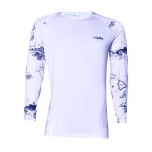 Load image into Gallery viewer, N90-RG290S (White map+white), Men UPF 50+ Sun Protection Outdoor Lightweight Long Sleeve Rash Guard Outdoor Surfing Shirt