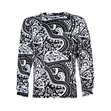 Load image into Gallery viewer, N90-UV2209 (White with black turtle tribal), Men UPF50+ Sun Protection Outdoor Lightweight Long Sleeve Outdoor Hiking Fishing Running UV Shirt
