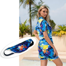 Load image into Gallery viewer, Hawaiian Printed Half Moon Bag (polyester)