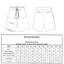 Load image into Gallery viewer, N90-B982 (Adjacent divide-apricot/bule), Men Microfiber Boardshort- (4-way stretch) - one pocket - Size 34‘ outseam is 22 inch.