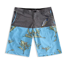 Load image into Gallery viewer, N90-S5625 (Gray/blue bird of paradise), Men Submersible Shorts (4-way stretch)