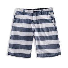 Load image into Gallery viewer, N90-S5600 (Blue/gray stripe), Men Submersible Shorts (4-way stretch)