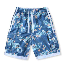 Load image into Gallery viewer, N90-T8254 (Rustic paradise-sunny sky, cargo pockets), Men Microfiber Swimtrunk