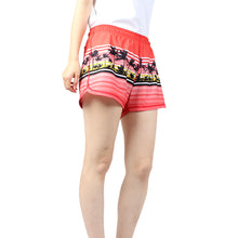 Load image into Gallery viewer, N91-CW94089 (Red scenery), Ladies 4-way stretch comfort waist shorts