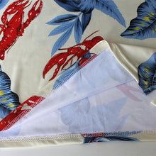 Load image into Gallery viewer, N90-P22724 (Beige lobster), Men Microfiber Breathable Knitted Aloha Polo Shirt