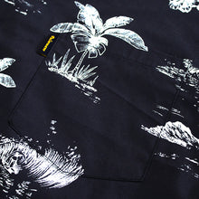 Load image into Gallery viewer, C90-A719 (Vintage navy tree), Men 100% Cotton Aloha Shirt