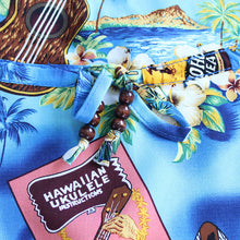 Load image into Gallery viewer, R91-D9257 (Blue paradise), Ladies Aloha Dress 100% Rayon
