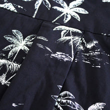 Load image into Gallery viewer, C90-A719 (Vintage navy tree), Men 100% Cotton Aloha Shirt