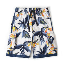 Load image into Gallery viewer, N90-T5724 (Paradise bird-beige, cargo pockets), Men Microfiber Swimtrunk (4-way stretch)