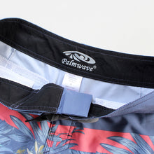 Load image into Gallery viewer, N90-B9618 (Verdant divide-slate blue/ceramic), Men Microfiber Boardshort (4 - way stretch) - three pockets- Size 34‘ outseam is 22 inch.