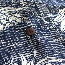 Load image into Gallery viewer, C90-A517N (Vintage navy pineapple), Men 100% Cotton Aloha Shirt