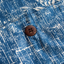 Load image into Gallery viewer, C90-A527 (Vintage blue pineapple), Men 100% Cotton Aloha Shirt