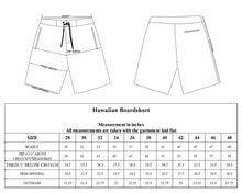 Load image into Gallery viewer, N90-B5024 (Paradise bird-black), Men Microfiber Boardshort (4-way stretch) - three pockets - Size 34‘ outseam is 22 inch.