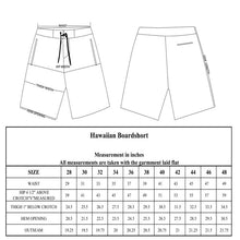 Load image into Gallery viewer, N90-B9041 (Verdant divide-crimson/onyx), Men Microfiber Boardshort (4 - way stretch) - three pockets - outseam is 20 inch in size 34