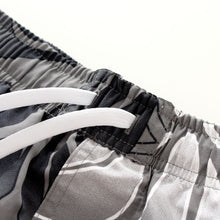 Load image into Gallery viewer, N90-T760 (Gray floral, cargo pockets), Men Microfiber Swimtrunk