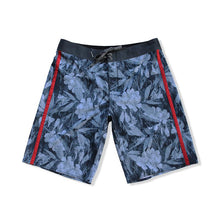 Load image into Gallery viewer, N90-B816 (Rustic botanic-navy), Men Microfiber Boardshort- (4-way stretch) - one pocket - Size 34‘ outseam is 22 inch.