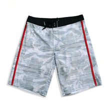 Load image into Gallery viewer, N90-B869 (Rustic botanic-fossil), Men Microfiber Boardshort - (4-way stretch) - one pocket - Size 34‘ outseam is 22 inch.