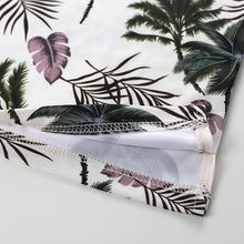 Load image into Gallery viewer, N90-P885 (Off white floral), Men Microfiber Breathable Knitted Aloha Polo Shirt