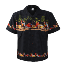 Load image into Gallery viewer, C90-A2004 (Black vintage car), Men 100% Cotton Aloha Shirt