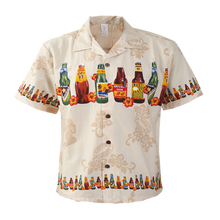 Load image into Gallery viewer, C90-A592P (Tan Brew), Men 100% Cotton Aloha Shirt
