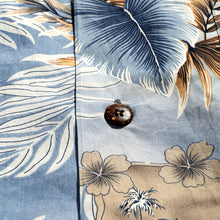Load image into Gallery viewer, C90-A826 (Aliceblue leaf), Men 100% Cotton Aloha Shirt