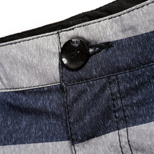 Load image into Gallery viewer, N90-S5600 (Blue/gray stripe), Men Submersible Shorts (4-way stretch)
