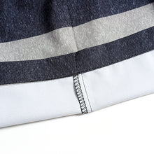 Load image into Gallery viewer, N90-S5600 (Blue/gray stripe), Men Submersible Shorts (4-way stretch)