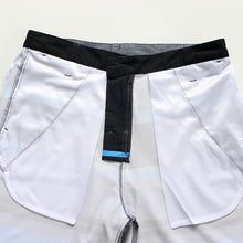 Load image into Gallery viewer, N90-S8602 (Delta bands-teal/onyx), Men Submersible Shorts (4-way-stretch)
