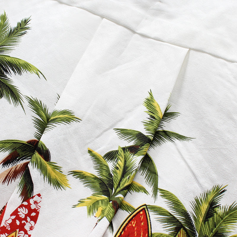 ZXZY Women Soft Dressy Floral Printed Button Down Tropical