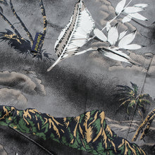 Load image into Gallery viewer, C90-A420 (Gray surf), Men 100% Cotton Aloha Shirt